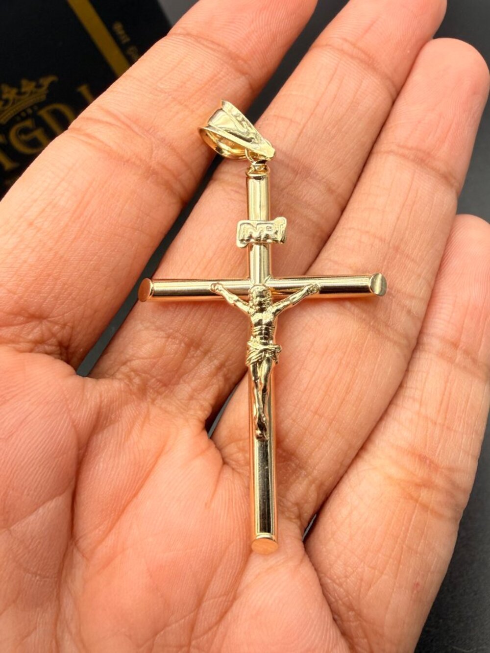 14K Yellow Gold  Crucufix Pendant